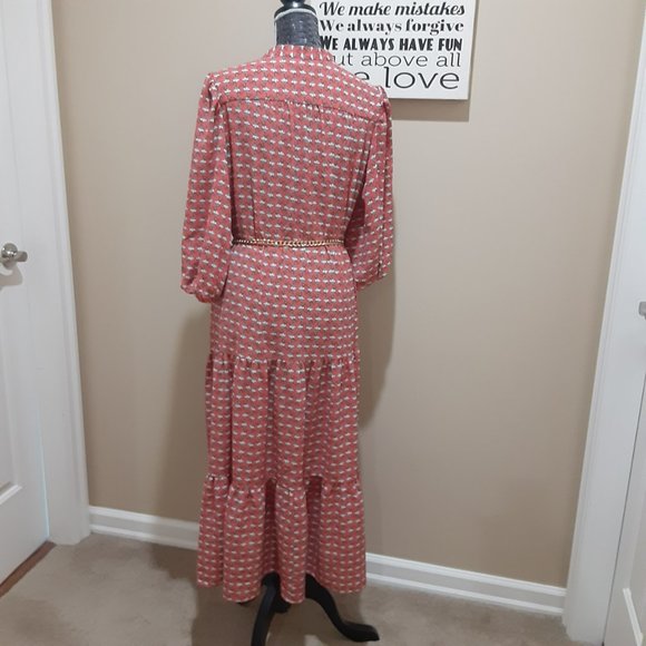 Dress - Tiered Midi - Picture 3 of 13